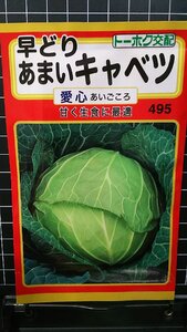 ３袋セット あまい キャベツ 愛心 早どり 種 郵便は送料無料