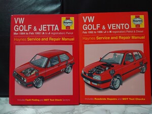 【送料無料！】VW GOLF&JETTA 1984 1992 /VW GOLF&VENTO 1992 1996 整備書 整備 修理 サービス マニュアル