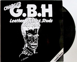 廃盤 LP レコード ★ 名盤!! 1990年 UK盤 Clay Records★ Charged G.B.H / Leather, Bristles, Studs And Acne. ★ ハードコア パンク 天国