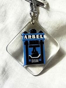 青バージョン　ARBEL DOUAI 鉄道車両メーカー　ブルボンキーホルダー　フランス