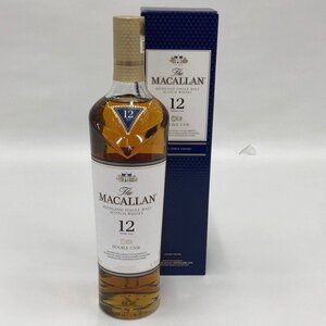 THE MACALLAN マッカラン スコッチ ウイスキー 12年 ダブルカスク 40% 700ml 箱付き 未開栓 国外酒【DAAO8027】