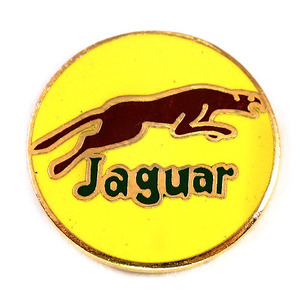 ピンバッジ・ジャガー豹ロゴ車◆フランス限定ピンズ◆レアなヴィンテージものピンバッチ