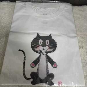 送料込み 激レア！ 未使用 絵本いないいないばあ 猫 半袖Tシャツ 瀬川康男 ネコ ねこ柄 Sサイズ 男女兼用