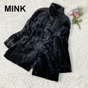 シェアードミンク コート ジャケット MINK 毛皮 リアルファー リバーシブル レディース B112328-124