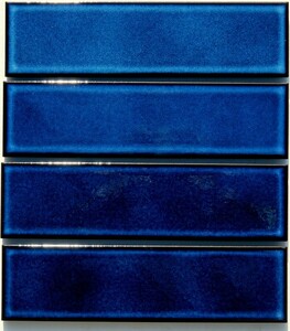 【二丁掛タイル】《海鼠 (藍色) 》SN-1204S［10ピース一括販売］