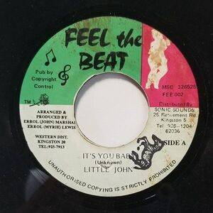 ジャマイカ7 Little John Its You Baby FEE002 Feel The Beat (2) /00080