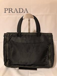 PRADA デスートナイロン　プラスチックハンドル　トートバック