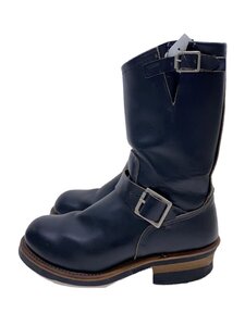 RED WING◆USA製/PT91/茶芯/エンジニアブーツ/US7/BLK/レザー/2268//