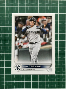 ★TOPPS MLB 2022 UPDATE #US10 JOSE TREVINO［NEW YORK YANKEES］ベースカード「BASE」★