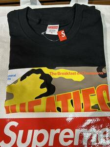 XL 新品未使用 21SS Supreme Wheaties Tee Black シュプリーム ウィーティーズ Box Logo Tシャツ 半袖 黒 ブラック シリアル