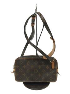 LOUIS VUITTON◆ポシェット・マルリーバンドリエール_モノグラム_BRW/PVC/BRW