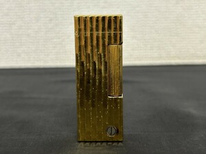 A2　Dunhill　ダンヒル　ガスライター　ゴールドカラー　ブランドライター　アンティーク　ヴィンテージ　スイス製　現状品