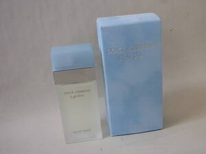 161126H81-1203H-A1■ドルチェ&ガッバーナ■DOLCE&GABBANA　light blue／ライトブルー　オードトワレ　EDT25ml／香水