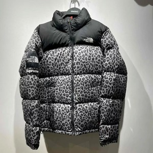 SUPREME THE NORTH FACE 11aw Nuptse Down Jacket Leopard SIZE-M "Grey/Black" シュプリーム ノースフェイス ヌプシ レオパード