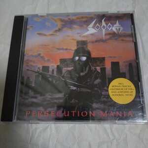 名盤★SPV★輸入盤★Sodom★Persecution Mania★ソドム★パーセキュション・マニア★SPV 85-7509★4001617750926