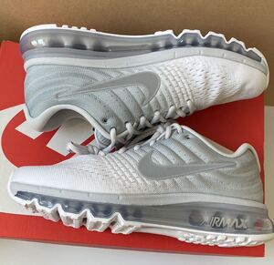 NIKE AIR MAX 2017 ナイキ エアマックス 2017 ウィメンズ US8.5 25.5cm ピュアプラチナム ホワイト グレー 849560-009 WMNS スニーカー