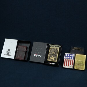 着火確認済 4点 まとめて セット! Zippo ジッポー ジッポ ライター オイルライター 喫煙具