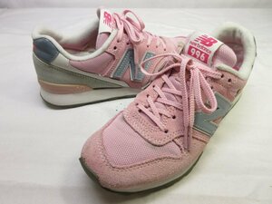 美品 【New Balance ニューバランス】 WR996GH スエード スニーカー 婦人靴 (レディース) size22 ピンク系 ■30LZ4510■