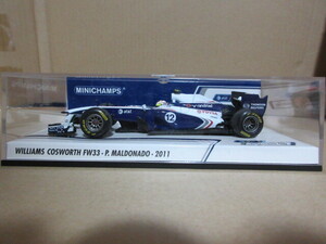 ミニチャンプス　1/43 ウィリアムズ　コスワース　FW33　P.MALDONADO 2011