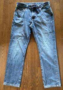 UNIQLO JEANS.ユニクロ ジーンズ 34inch.USED.裾上げ無し 送料込み