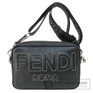 FENDI フェンディ ロゴ ショルダーバッグ PVC メンズ 中古