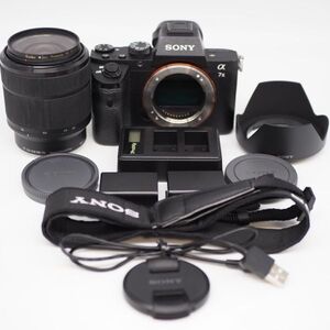 ■10982ショット■ SONY α7II ズームレンズキット ブラック ILCE-7M2K 188001 ■極上品■