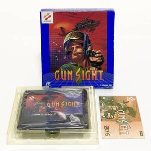 ファミコン ガンサイト 箱説付き 痛みあり 動作確認済み コナミ Nintendo Famicom Gun Sight CIB Tested Konami