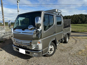 ★車検R7年8月1日★ 平成29年 三菱ふそう キャンターダブルキャブ 2t 全低床 SA ディーゼル 4ナンバー 垂直ゲート付き