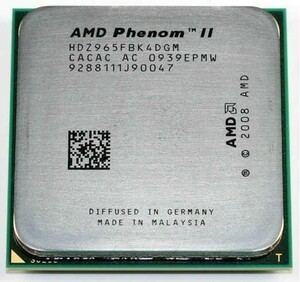 AMD Phenom II X4 965 BlackEdition 3.4GHz 4x 512KB 6MB 2GHz 2GHz 140W AM3
