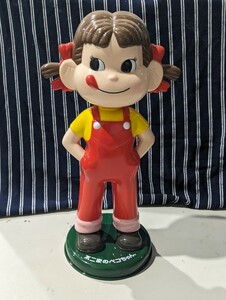 不二家 ペコちゃん人形 首ふり 首振り 全長約32cm FUJIYA 昭和 レトロ アンティーク ビンテージ 当時物 激レア 入手困難 希少