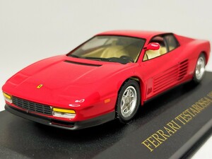 ★１円 スタート ■【 絶版 ！】★ イクソ 1/43 フェラーリ テスタロッサ レッド IXO Ferrari TESTAROSSA RED 1984 スーパーカー ミニカー