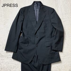 【極美品】 J.PRESS スーツ セットアップ グレー ストライプ YA4 M メンズ ジェイプレス