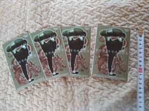 *AKMS* DEAD STOCK デッドストック BRUCE LEE ブルース・リー STICKER ステッカー 4枚セット ブルースリー KUNG FU