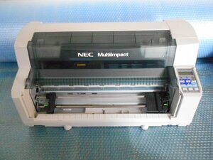 NEC MultiImpact 700JEN ドットインパクトプリンタ PR-D700JEN LAN対応/前後スタッカ無し/ピン折れ無し