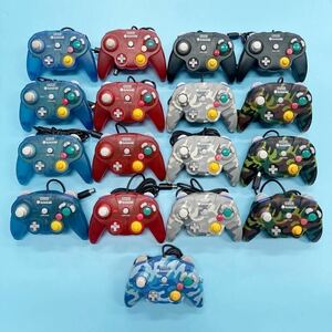 【HORI / ホリ】17個セット ゲームキューブ ホリパッドキューブ コントローラー NINTENDO GAMECUBE CONTROLLER GC 任天堂 大量 まとめ売り