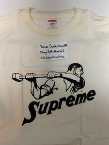 【中古品】 Supreme　シュプリーム　Tシャツ HAMMER WORKER　Box Logo　白　XL　希少