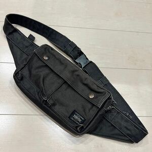 【即決】PORTER ポーター 吉田カバン ボディバッグ　スモーキー　 ショルダーバッグ 黒 ブラック　ウエストバッグ　