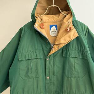 希少《 Good Condition / USA / Large 》80s 90s 美品【 SIERRA DESIGNS アメリカ製 シェラ 緑 グリーン マウンテンパーカ ビンテージ L 】