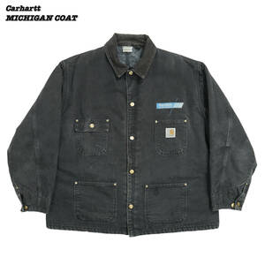 Carhartt MICHIGAN COAT BLACK JA24123 1990s 2000s カーハート ミシガンコート ブラック カバーオール チョアジャケット キャンバス