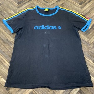 前WK95 adidas アディダス　半袖Tシャツ　ブラック レディースXO