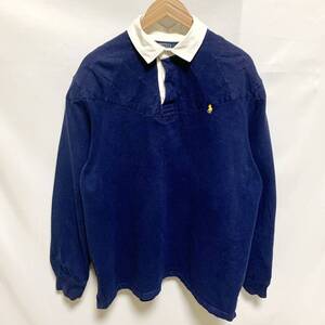 POLO RALPH LAUREN ポロ ラルフローレン ラガーシャツ SIZE XXL 長袖 ポロシャツ ネイビー