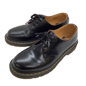 ♪♪ Dr.Martens ドクターマーチン メンズ ブーツ ドレスシューズ ローファー ３ホール SIZE 25.cm ブラック やや傷や汚れあり