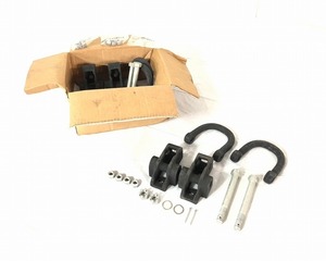 【米軍放出品】未使用品 HMMWV/ハンビー ハマー用 牽引シャックルキット 2セット ブラケット 牽引フック (100)☆CK22K