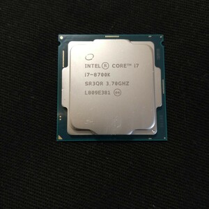 インテルCore i7 8700k付属品なし