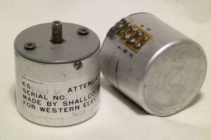 Western Electric KS14447 L9　600Ω T型アッテネーター 中古２ヶ （B)　ウエスタン WE