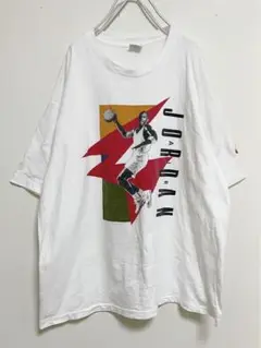 激レア 銀タグ USA製 NIKE 90s ジョーダン フォト Tシャツ L