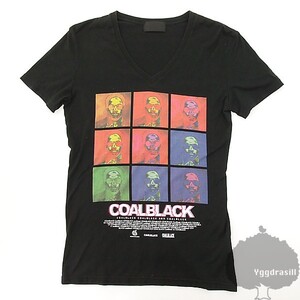 YGG■COALBLACK コールブラック ポップアート柄 Tシャツ 黒 S トップス メンズ ブラック カジュアル