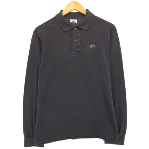 古着 ラコステ LACOSTE 長袖 ポロシャツ メンズS相当 /eaa487473