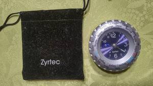 ノベルティ Zyrtec ワールドタイムクロック 世界時計 保存袋入り