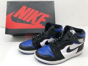 NIKE(ナイキ) AIR JORDAN 1 RETRO HIGH OG エア ジョーダン 1 レトロ ハイ ROYAL TOE ロイヤル トゥ / 555088-041 26.0cm 【64647-007】